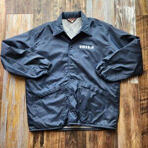 Vintage Pla-Jac by Dunbrooke Made in USA Flannel Lined Windbreaker Jacket Snap